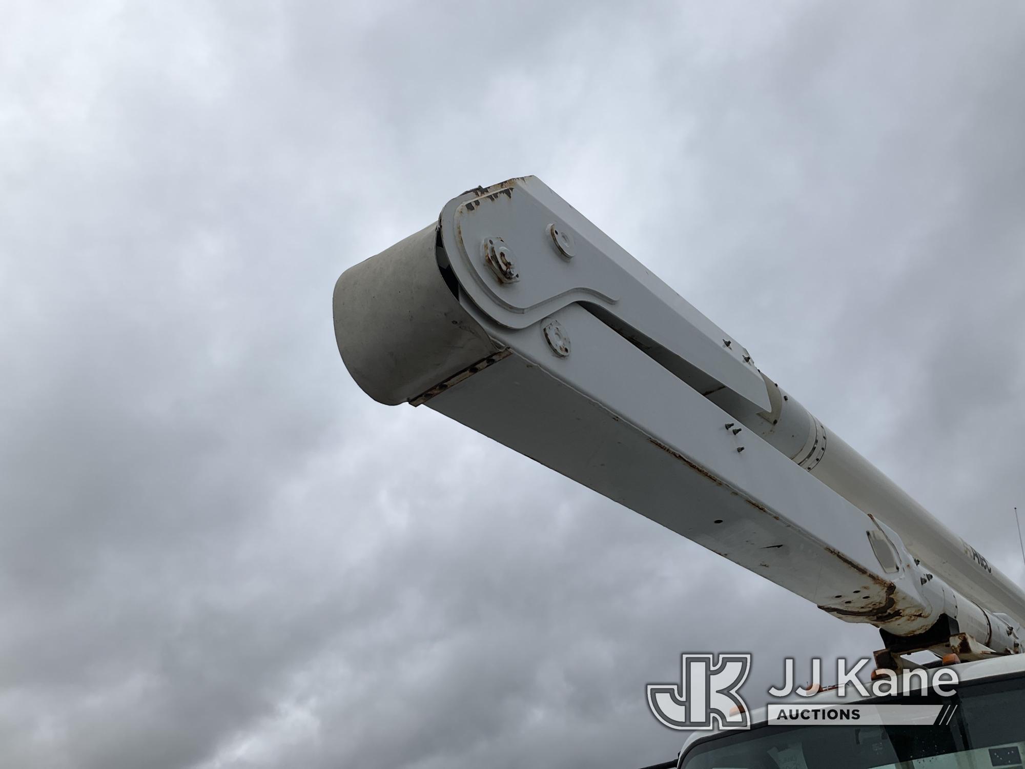 (Kansas City, MO) Altec AA755, Material Handling Bucket Truck rear mounted on 2014 Freightliner M2 1