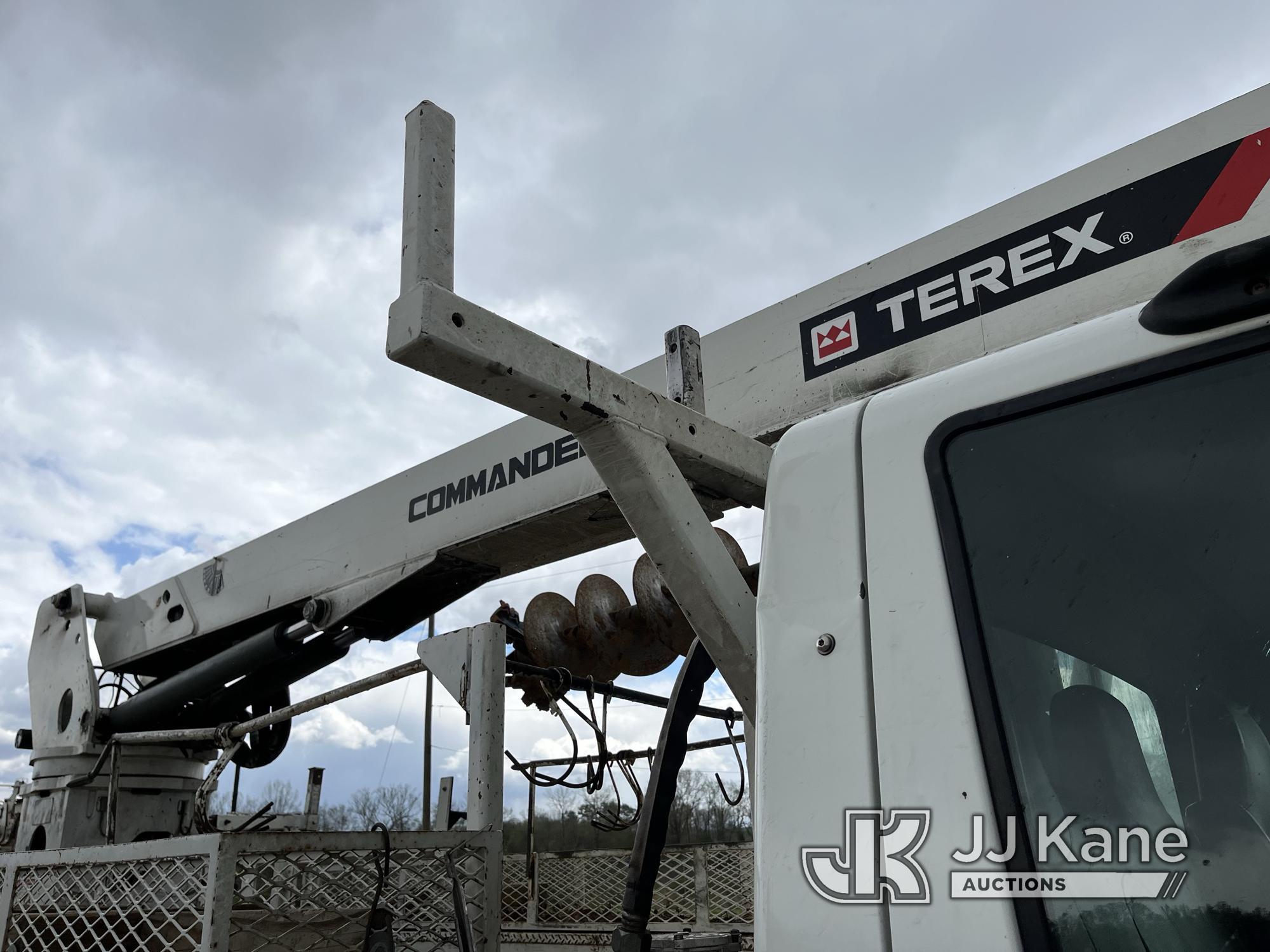 (Paris, TN) Terex/Telelect Commander C4047, Digger Derrick rear mounted on 2014 International 7400 U