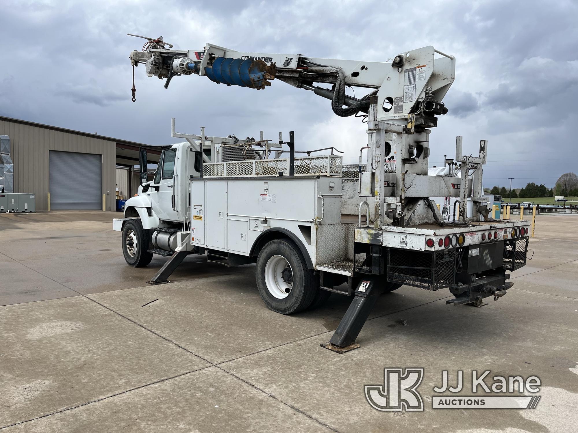 (Paris, TN) Terex/Telelect Commander C4047, Digger Derrick rear mounted on 2014 International 7400 U