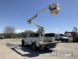 (Kansas City, MO) Versalift SST37, Articulating & Telescopic Bucket center mounted on 2012 Dodge 550