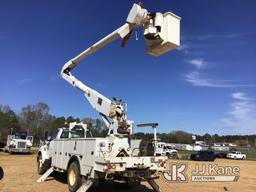 (Byram, MS) Altec AA755-MH, Material Handling Bucket Truck rear mounted on 2011 Ford F750 Utility Tr