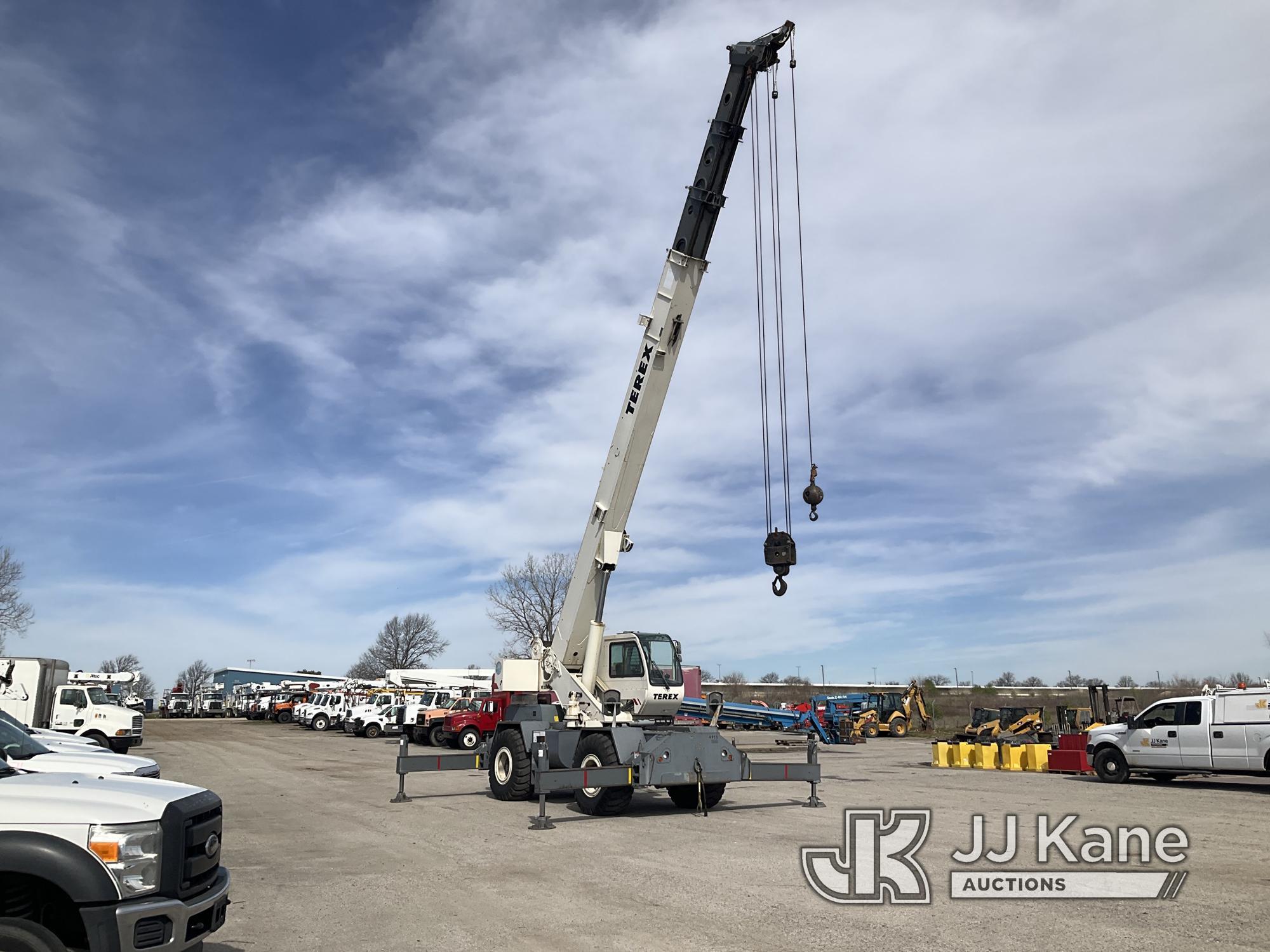 (Kansas City, MO) 2003 Terex RT230XL Hydraulic Rough Terrain Crane Runs, Moves, & Operates