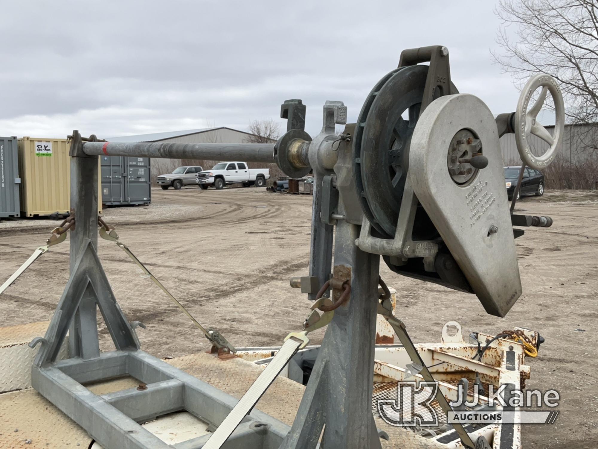 (Des Moines, IA) 1993 Sauber 1519 S/A Reel Trailer, Trailer 12ft 1in x 8ft No Title