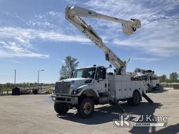 (Kansas City, MO) Altec AM55E-MH, Over-Center Material Handling Bucket rear mounted on 2014 Internat