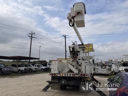 (San Antonio, TX) HiRanger TCX-60, Bucket Truck rear mounted on 2009 International 7400 Utility Truc