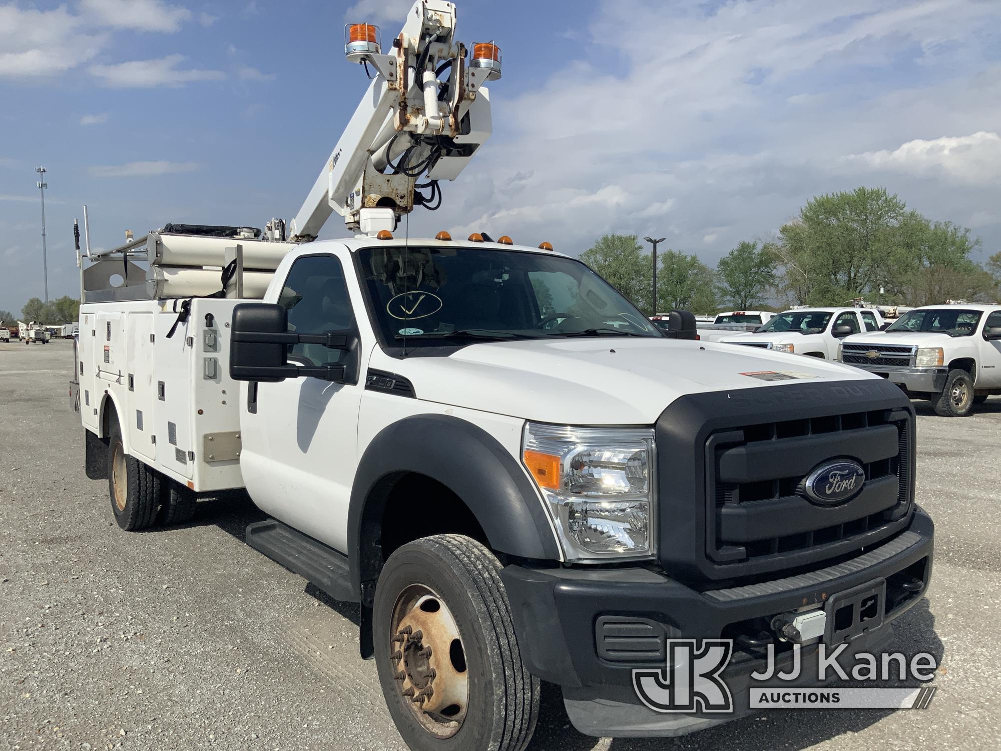 (Hawk Point, MO) Altec AT200A, Telescopic Non-Insulated Bucket Truck mounted behind cab on 2012 Ford