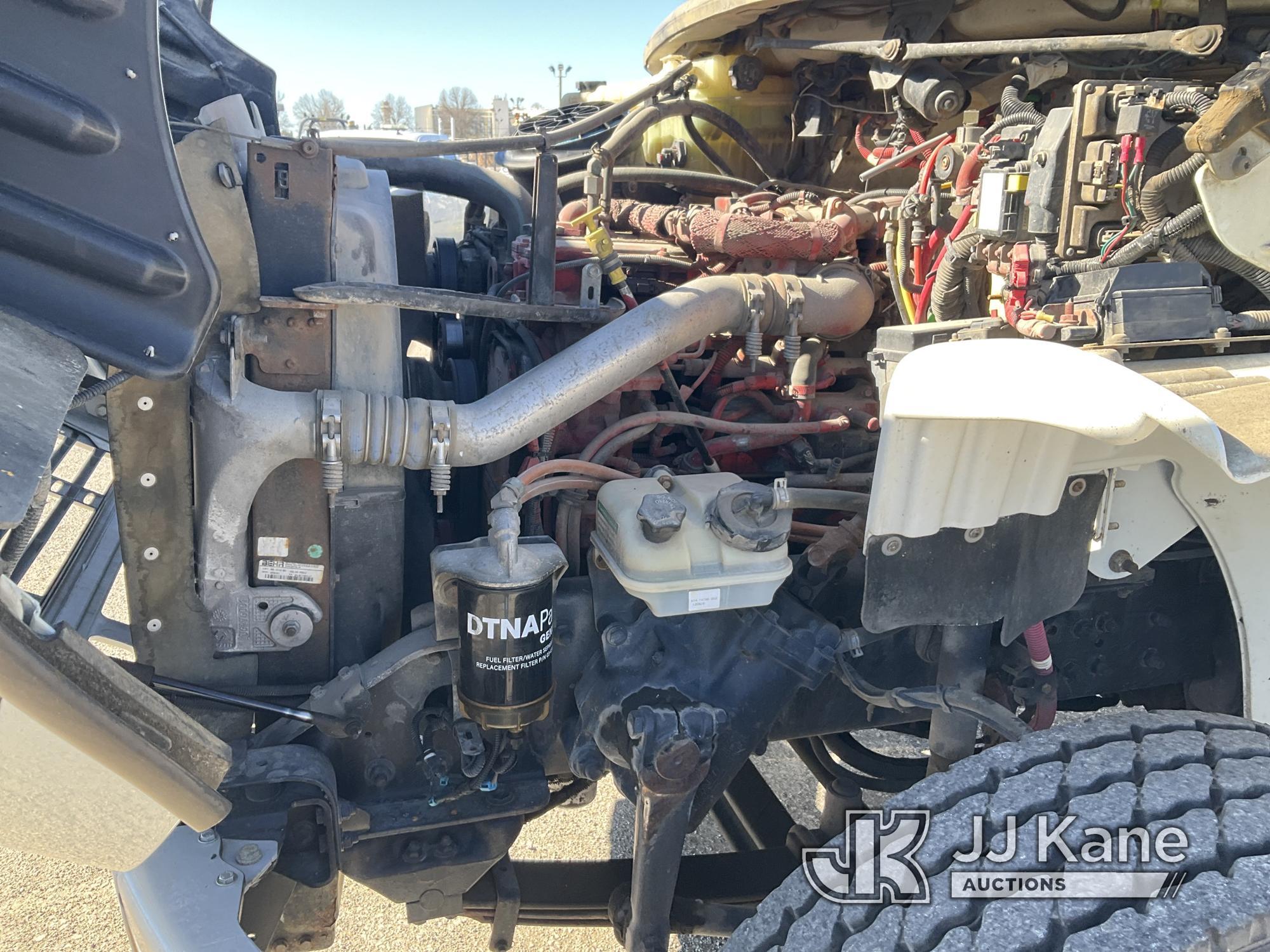 (Kansas City, MO) Altec DM45-TR, Digger Derrick rear mounted on 2013 Freightliner M2 106 T/A Flatbed