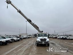 (Waxahachie, TX) Altec DM47B-TR, Digger Derrick rear mounted on 2013 International 4300 Utility Truc