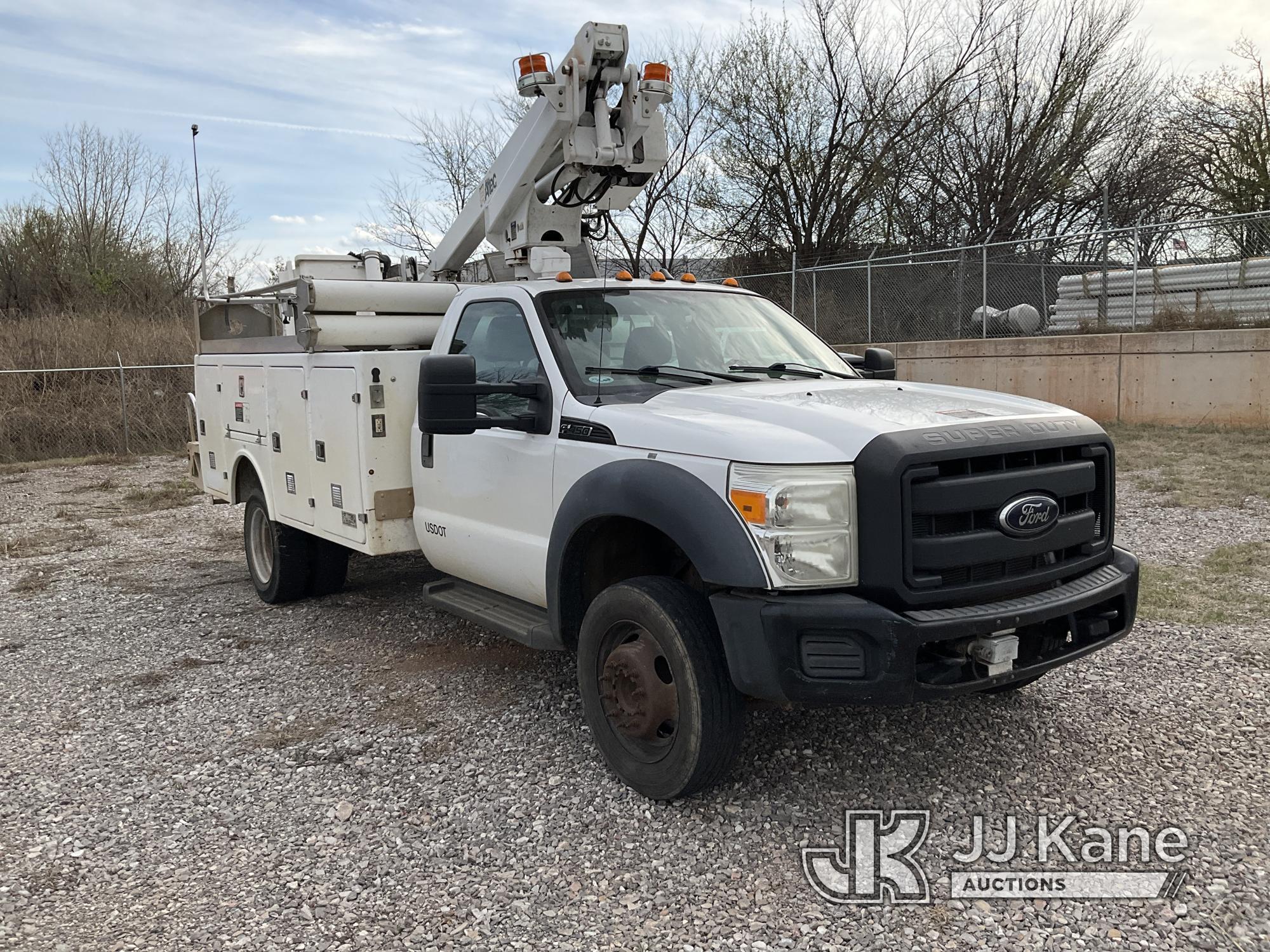 (Oklahoma City, OK) Altec AT200-A, Telescopic Non-Insulated Bucket Truck mounted behind cab on 2012