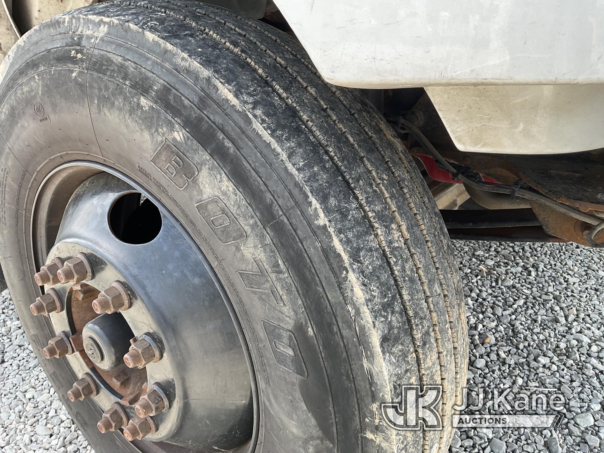 (Hawk Point, MO) Altec LR756, Over-Center Bucket Truck mounted behind cab on 2013 Ford F750 Chipper