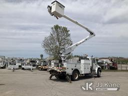 (Kansas City, MO) Altec AA755-MH, Material Handling Bucket Truck rear mounted on 2014 Freightliner M