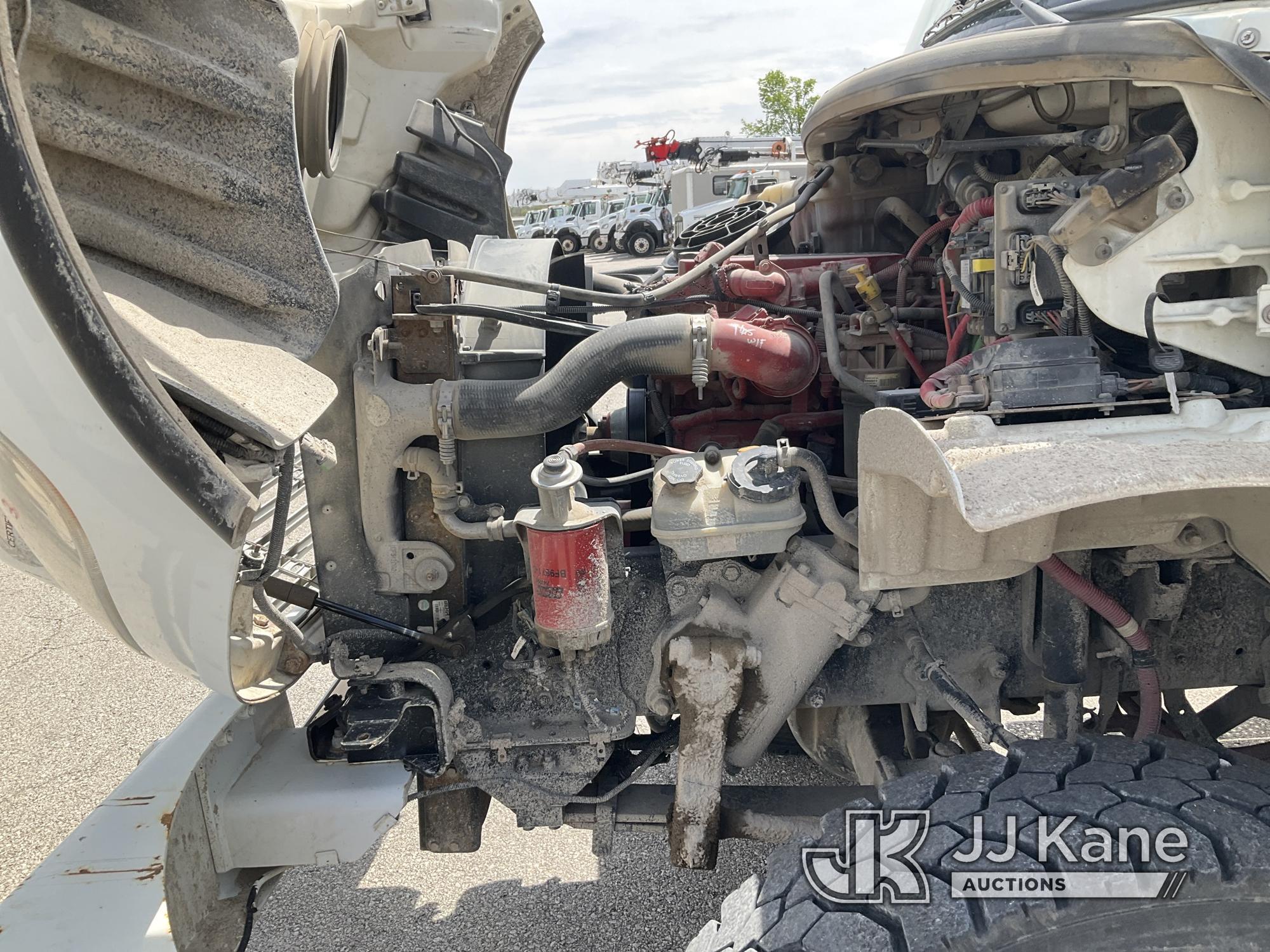 (Kansas City, MO) Altec AA755-MH, Material Handling Bucket Truck rear mounted on 2014 Freightliner M