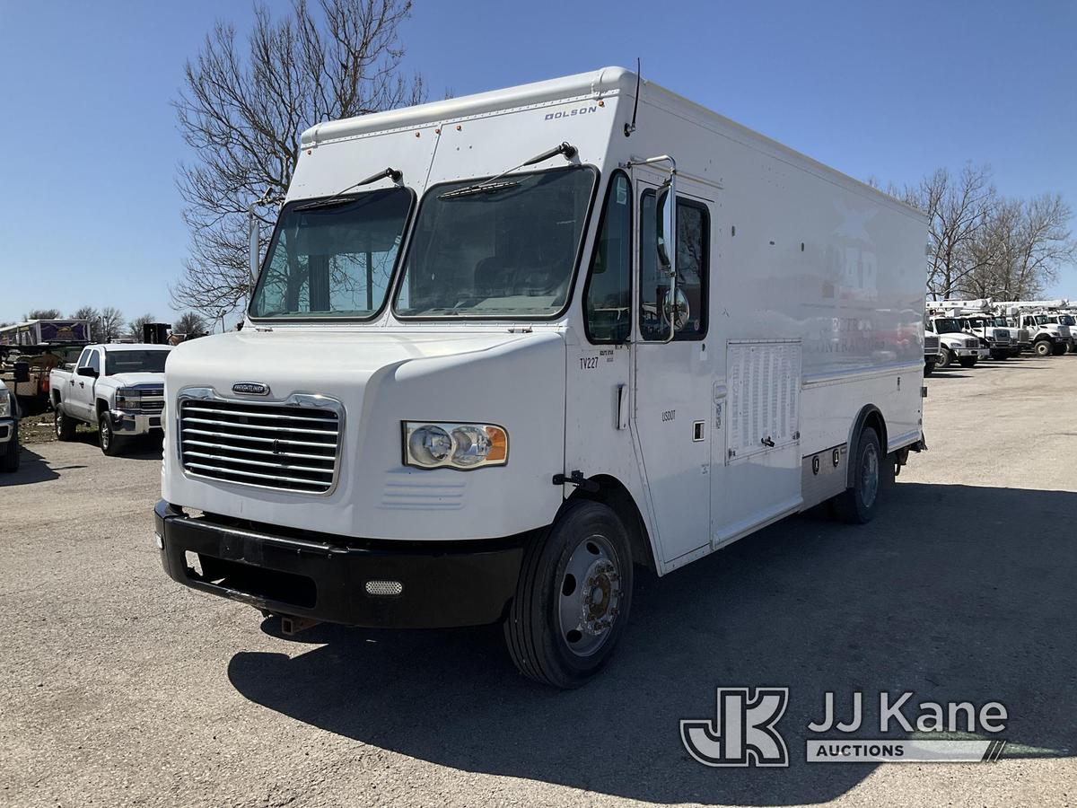 (Kansas City, MO) 2015 FREIGHTLINER MT45 Step Van Runs & Moves) (Jump to Start, Over Drive Is Out