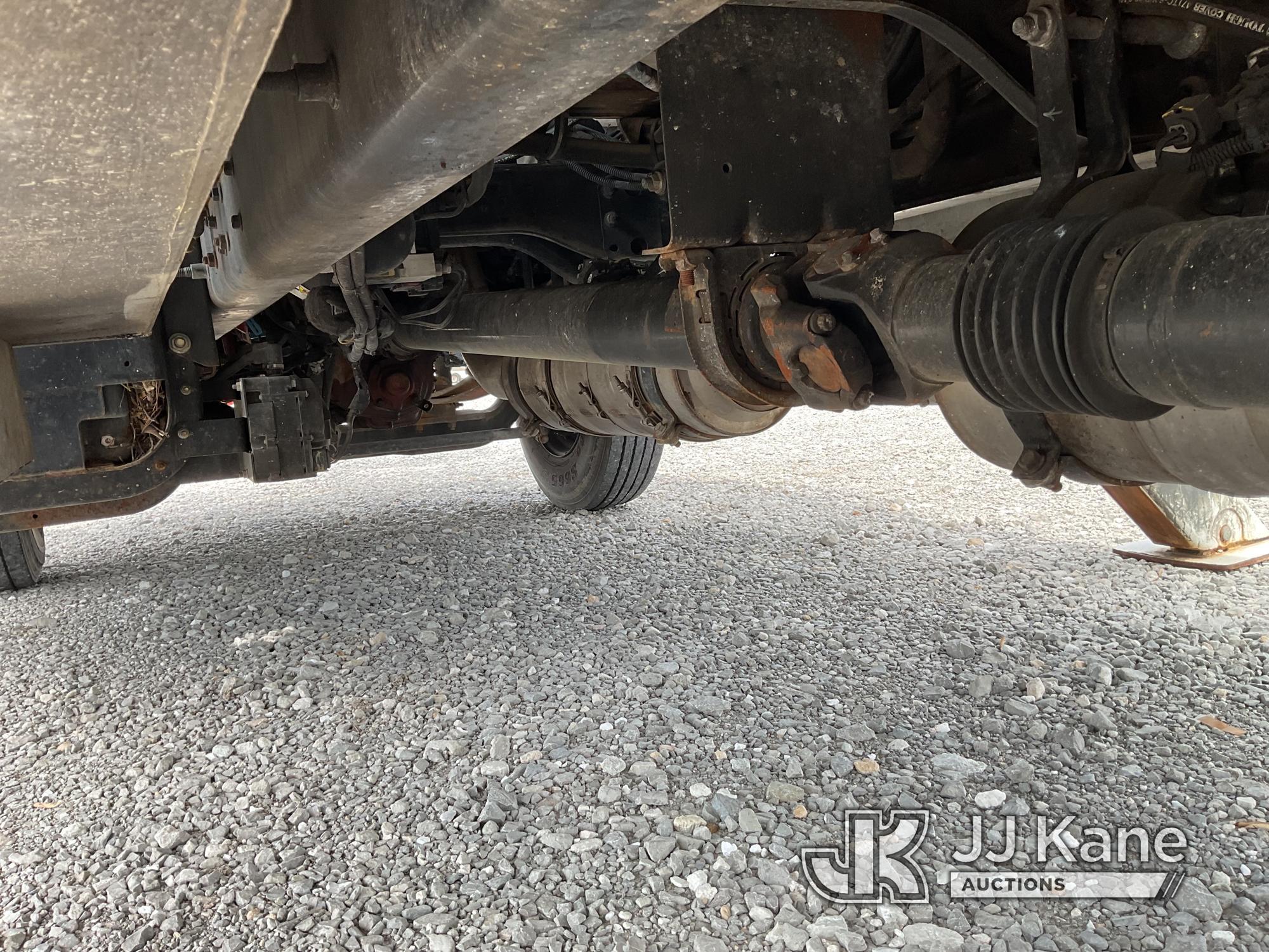 (Hawk Point, MO) Altec LR756, Over-Center Bucket mounted behind cab on 2013 Ford F750 Chipper Dump T