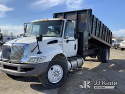 (South Beloit, IL) 2009 International Durastar 4300 Flatbed/Dump Truck Runs, Moves & Dump Operates