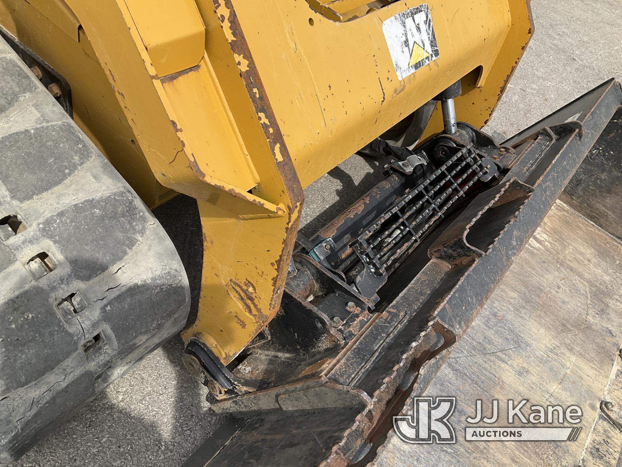 (Kansas City, MO) 2018 Cat 289D Tracked Skid Steer Loader Runs, Moves, & Operates) (Has Engine Noise