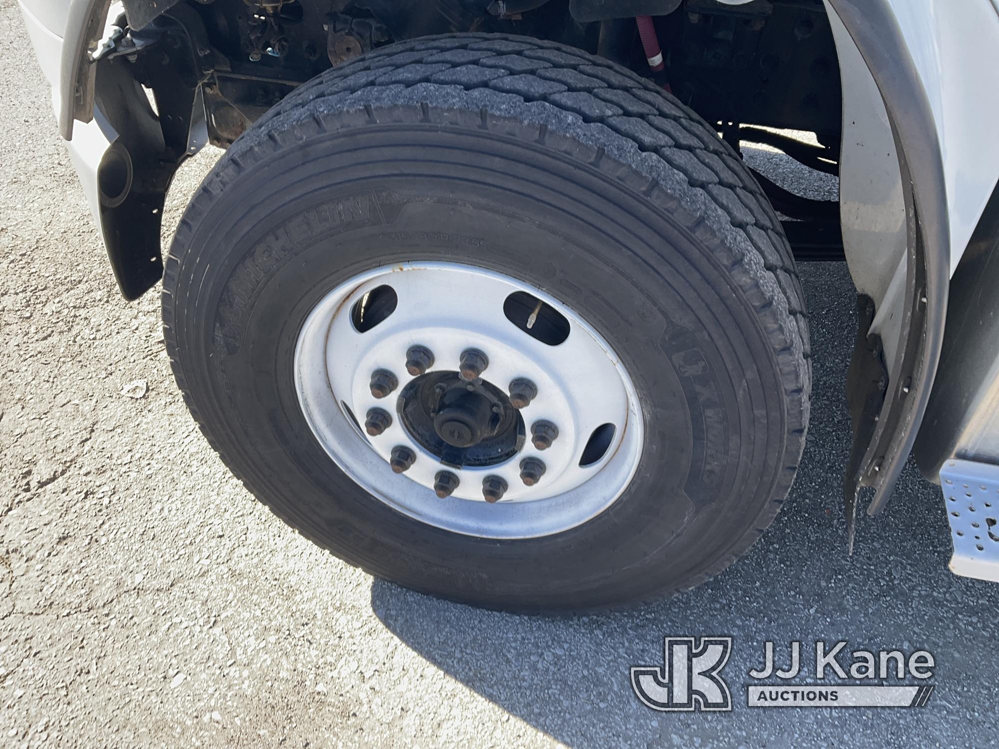 (Kansas City, MO) Altec DM45-TR, Digger Derrick rear mounted on 2013 Freightliner M2 106 T/A Flatbed