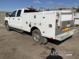 (South Beloit, IL) 2015 Chevrolet Silverado 2500HD Extended-Cab Service Truck Runs, Moves, Body dama