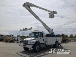 (Kansas City, MO) Altec AA755-MH, Material Handling Bucket Truck rear mounted on 2014 Freightliner M