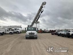 (Waxahachie, TX) Altec DM47B-TR, Digger Derrick rear mounted on 2015 Freightliner M2 106 Utility Tru