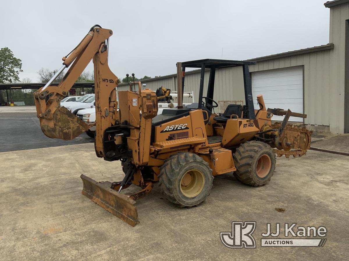 (Douglassville, TX) Astec RT660 Articulating Rubber Tired Trencher, Cooperative Owned Runs. Moves. O