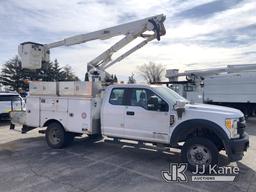 (South Beloit, IL) Altec AT40G, Articulating & Telescopic Bucket Truck mounted behind cab on 2017 Fo