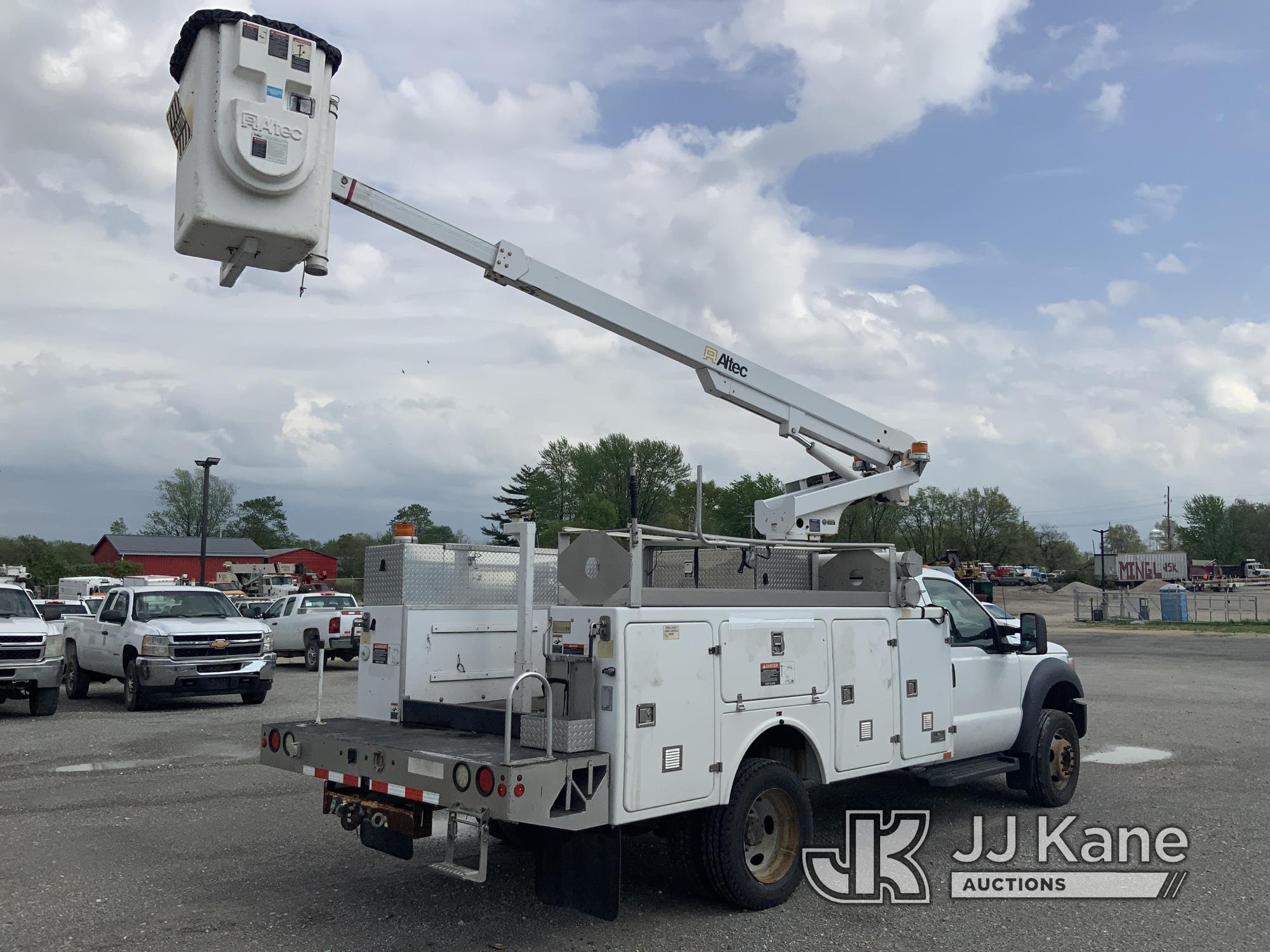 (Hawk Point, MO) Altec AT200A, Telescopic Non-Insulated Bucket Truck mounted behind cab on 2012 Ford