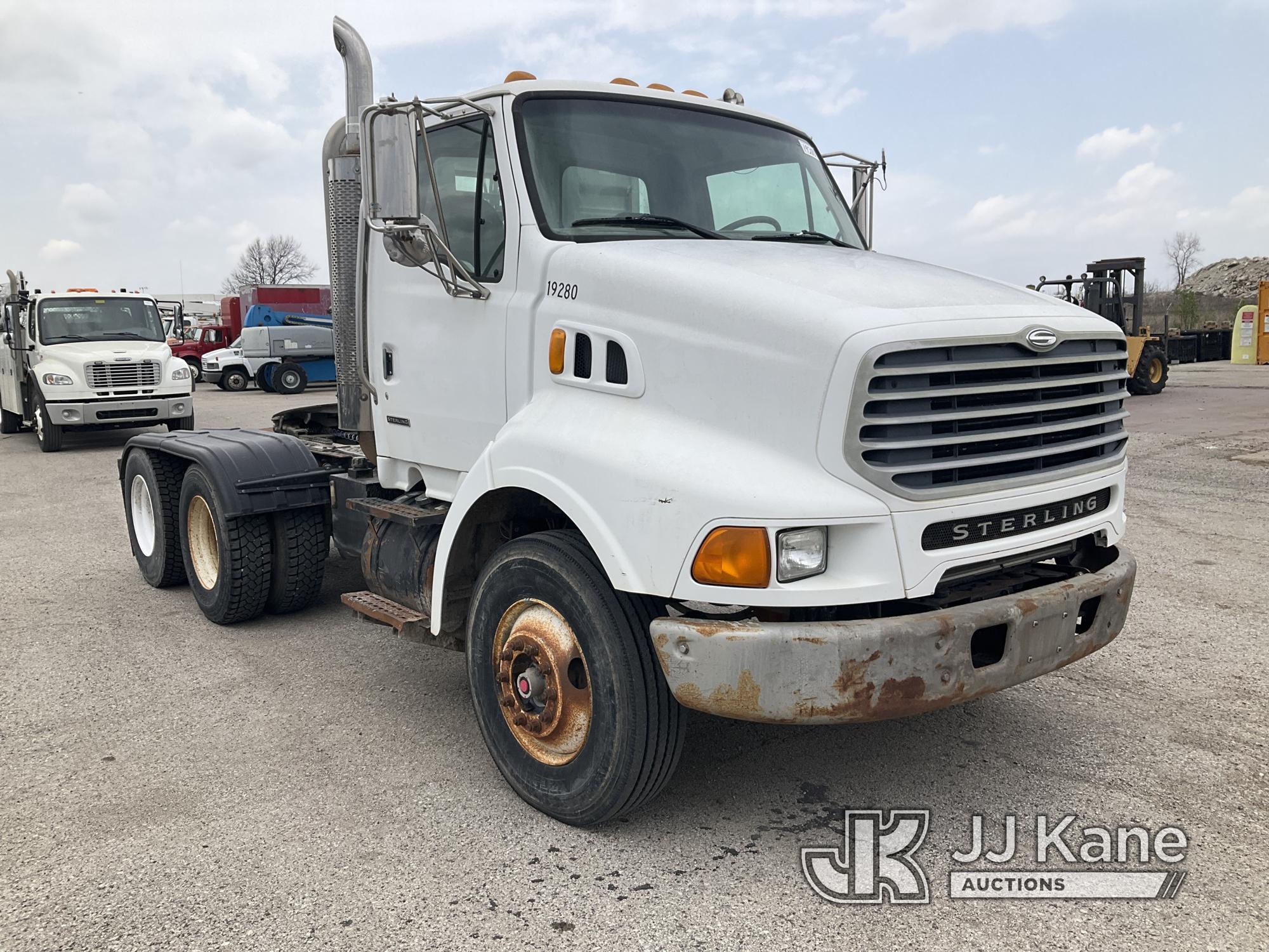 (Kansas City, MO) 2001 Sterling LT9500 T/A Truck Tractor Runs & Moves) (Anti-Lock Light On The Dash,