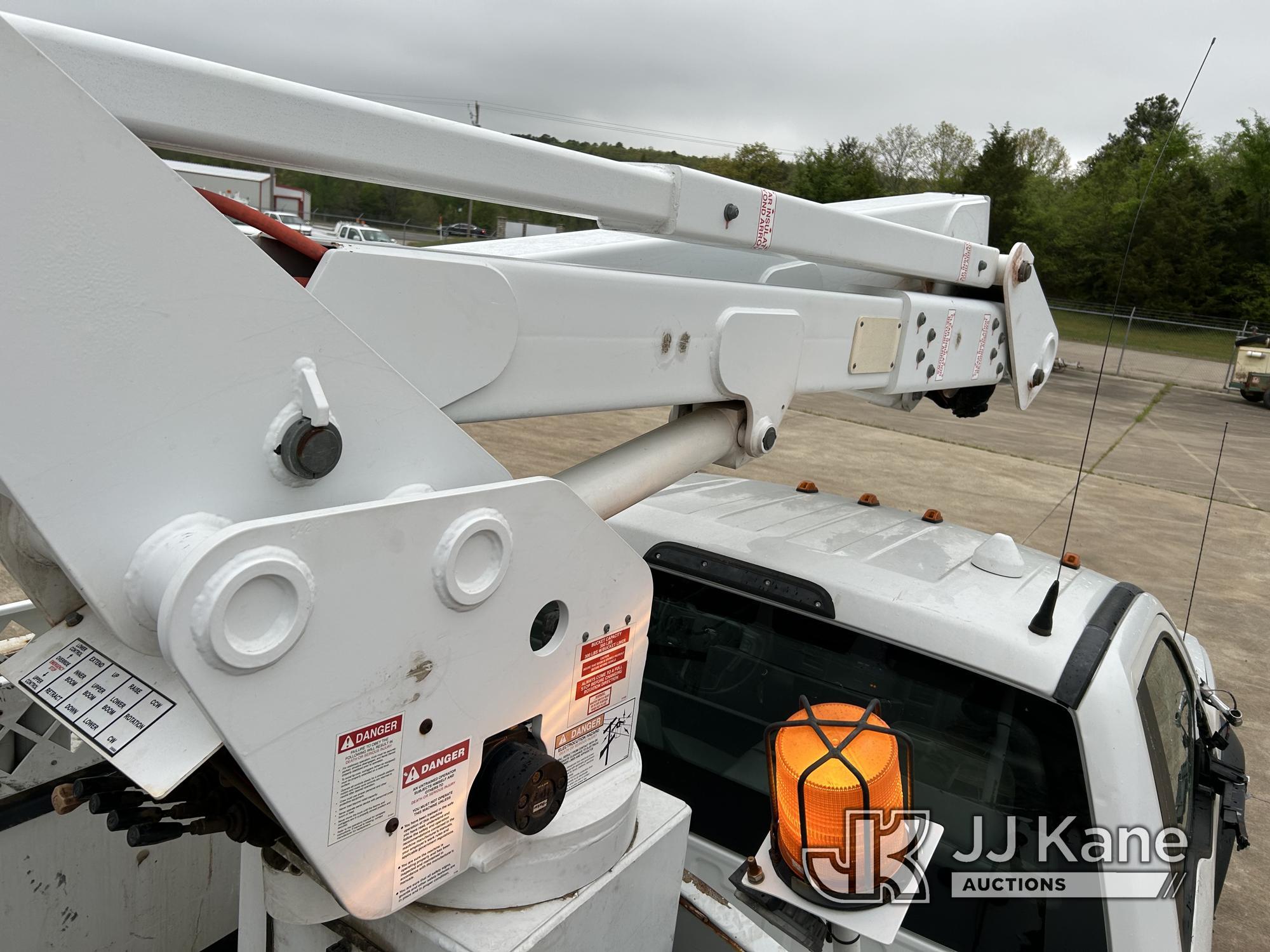 (Conway, AR) ETI ETC40IH, Articulating & Telescopic Bucket Truck mounted behind cab on 2017 Ford F55