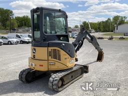 (Hawk Point, MO) 2014 John Deere 27D Mini Hydraulic Excavator Runs, Moves, Operates) (Idles Rough, P