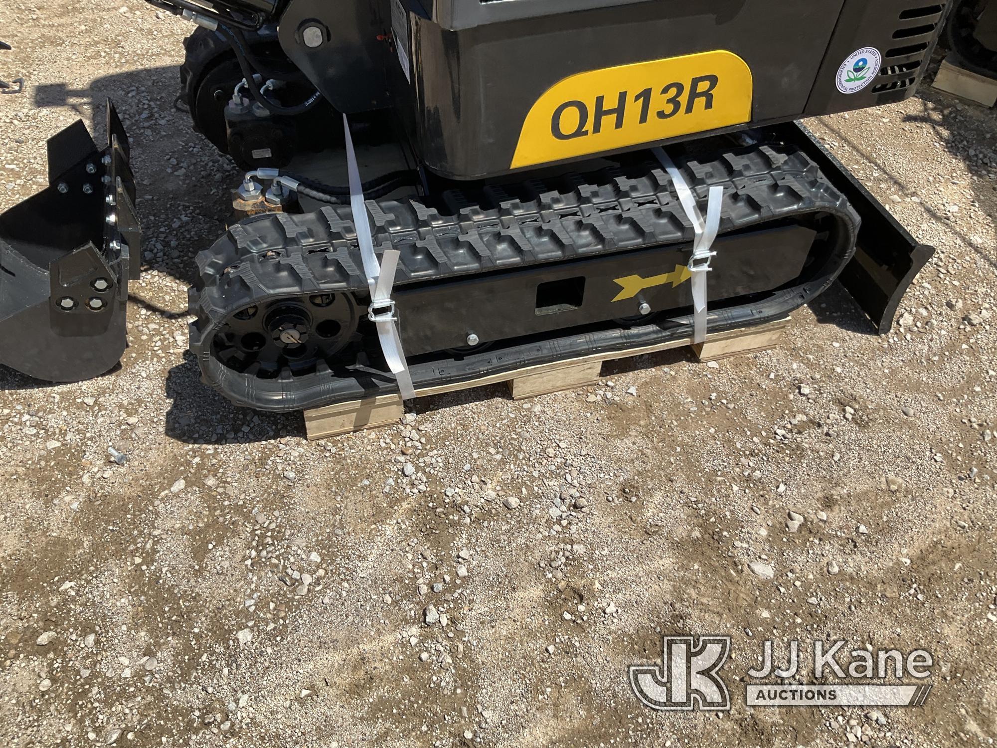 (Waxahachie, TX) 2024 AGT QH13R Mini Hydraulic Excavator New, No Fluids,