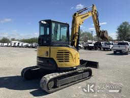 (Hawk Point, MO) Yanmar VIO45 Mini Hydraulic Excavator Runs, Moves & Operates) (Missing Serial Plate