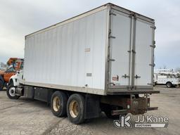 (South Beloit, IL) 2004 International 7400 T/A Van Body Truck, Stairs & Benches NOT Included Runs, M