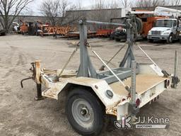 (Des Moines, IA) 1993 Sauber 1519 S/A Reel Trailer, Trailer 12ft 1in x 8ft No Title