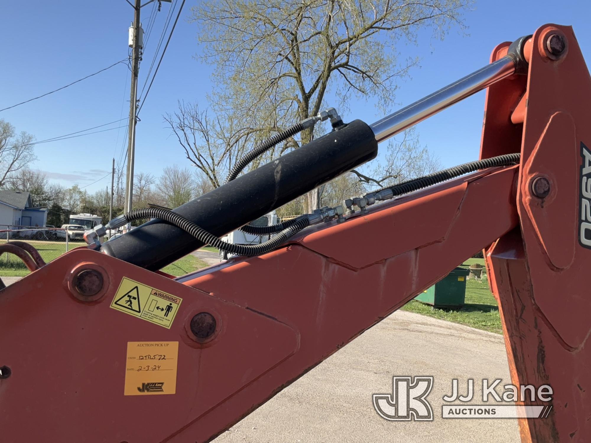 (South Beloit, IL) 2015 Ditch Witch RT100 Rubber Tired Trencher Runs, Moves, Operates