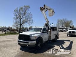 (Kansas City, MO) Versalift SST37, Articulating & Telescopic Bucket center mounted on 2012 Dodge 550