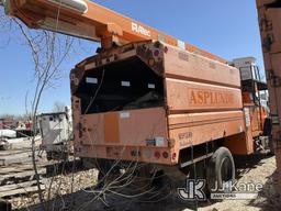 (Kansas City, MO) Altec LRV 55, Over-Center Bucket Truck mounted behind cab on 2005 GMC C7500 Chippe