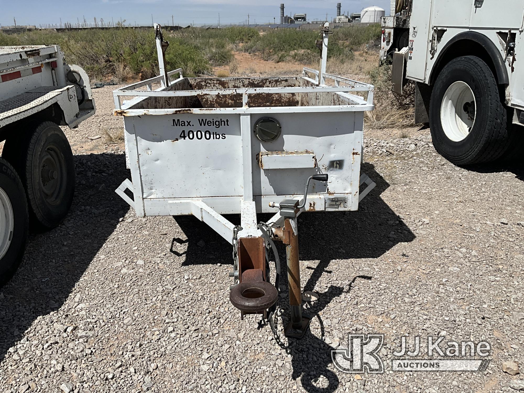 (El Paso, TX) 1974 Clifton S/A Reel/Material Trailer No Title) (Will Pull, Road Worthy, Paint/Body D