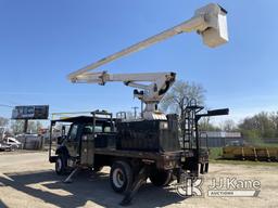 (South Beloit, IL) Altec LR760-E70, Over-Center Elevator Bucket Truck rear mounted on 2015 Freightli