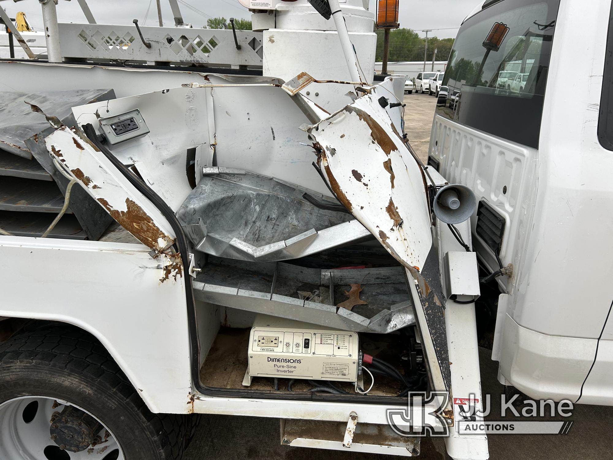 (Conway, AR) ETI ETC40IH, Articulating & Telescopic Bucket Truck mounted behind cab on 2017 Ford F55