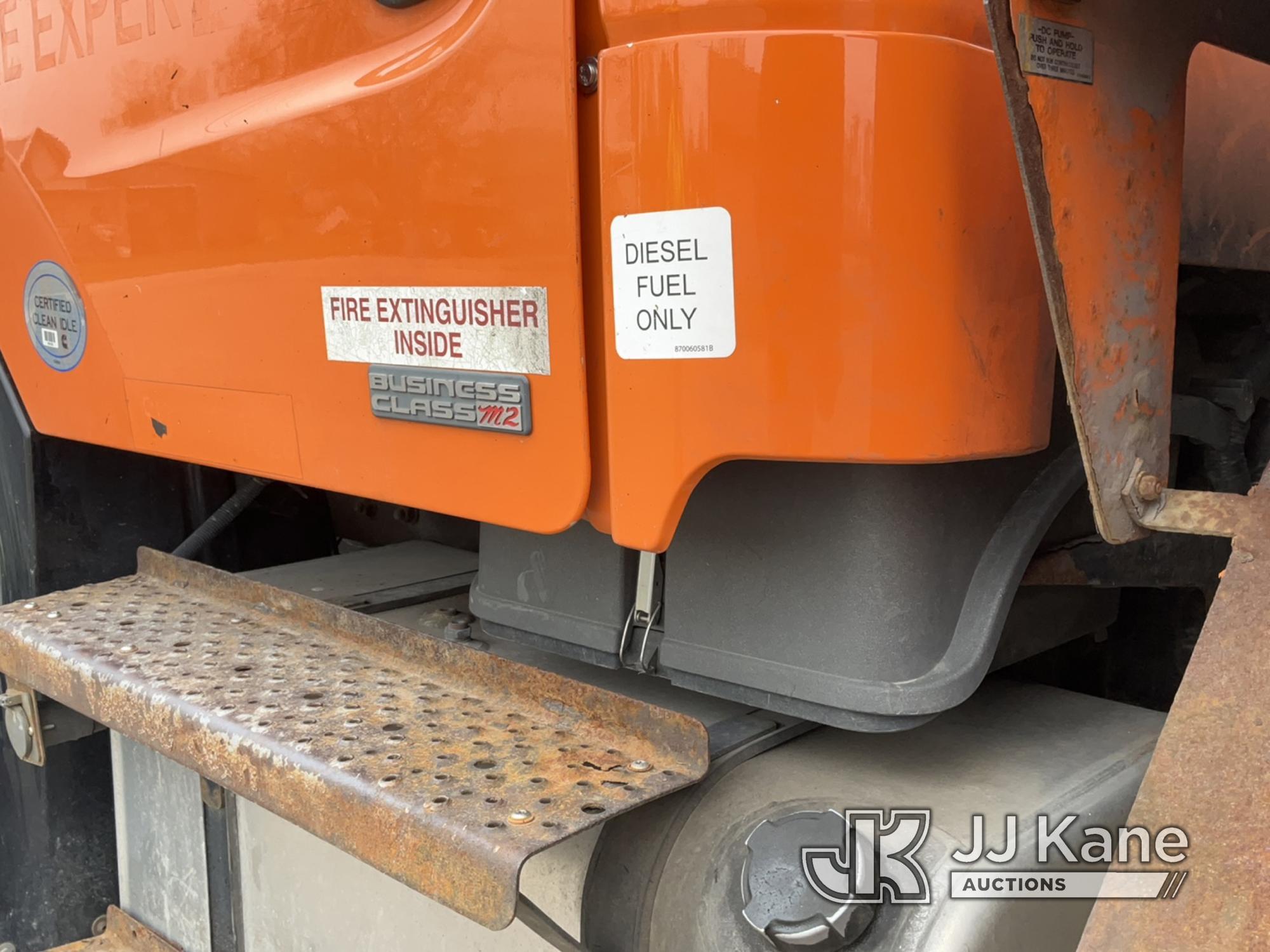 (South Beloit, IL) Altec LRV55, Over-Center Bucket Truck mounted behind cab on 2011 Freightliner M21