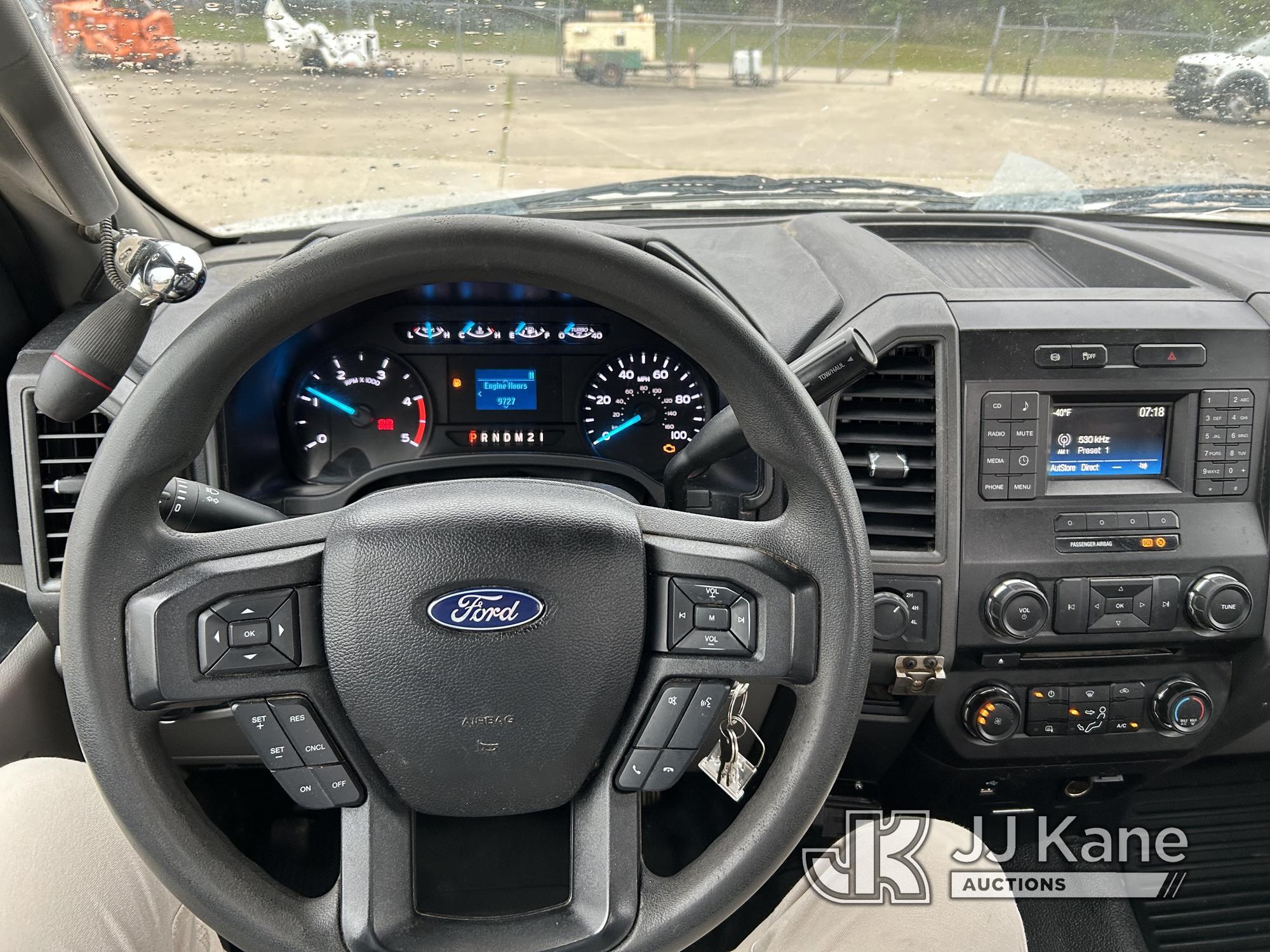 (Conway, AR) ETI ETC40IH, Articulating & Telescopic Bucket Truck mounted behind cab on 2017 Ford F55