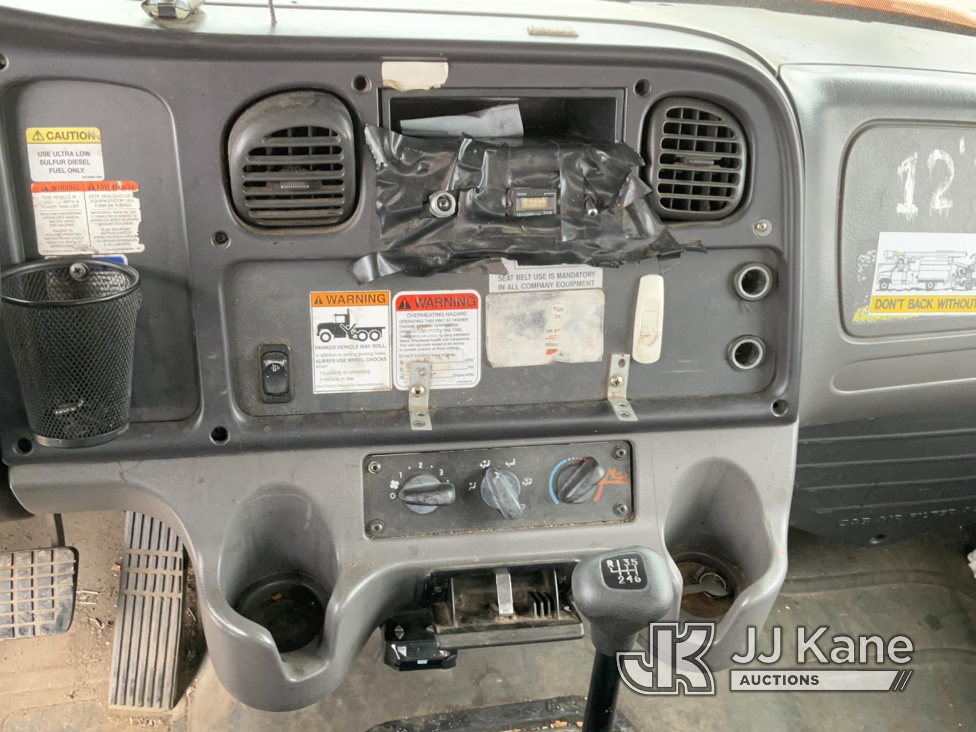 (South Beloit, IL) Altec LRV55, Over-Center Bucket Truck mounted behind cab on 2011 Freightliner M21