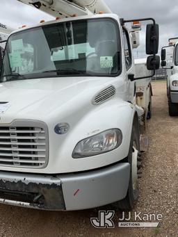 (Oklahoma City, OK) Altec AM55, Over-Center Material Handling Bucket Truck rear mounted on 2016 Frei