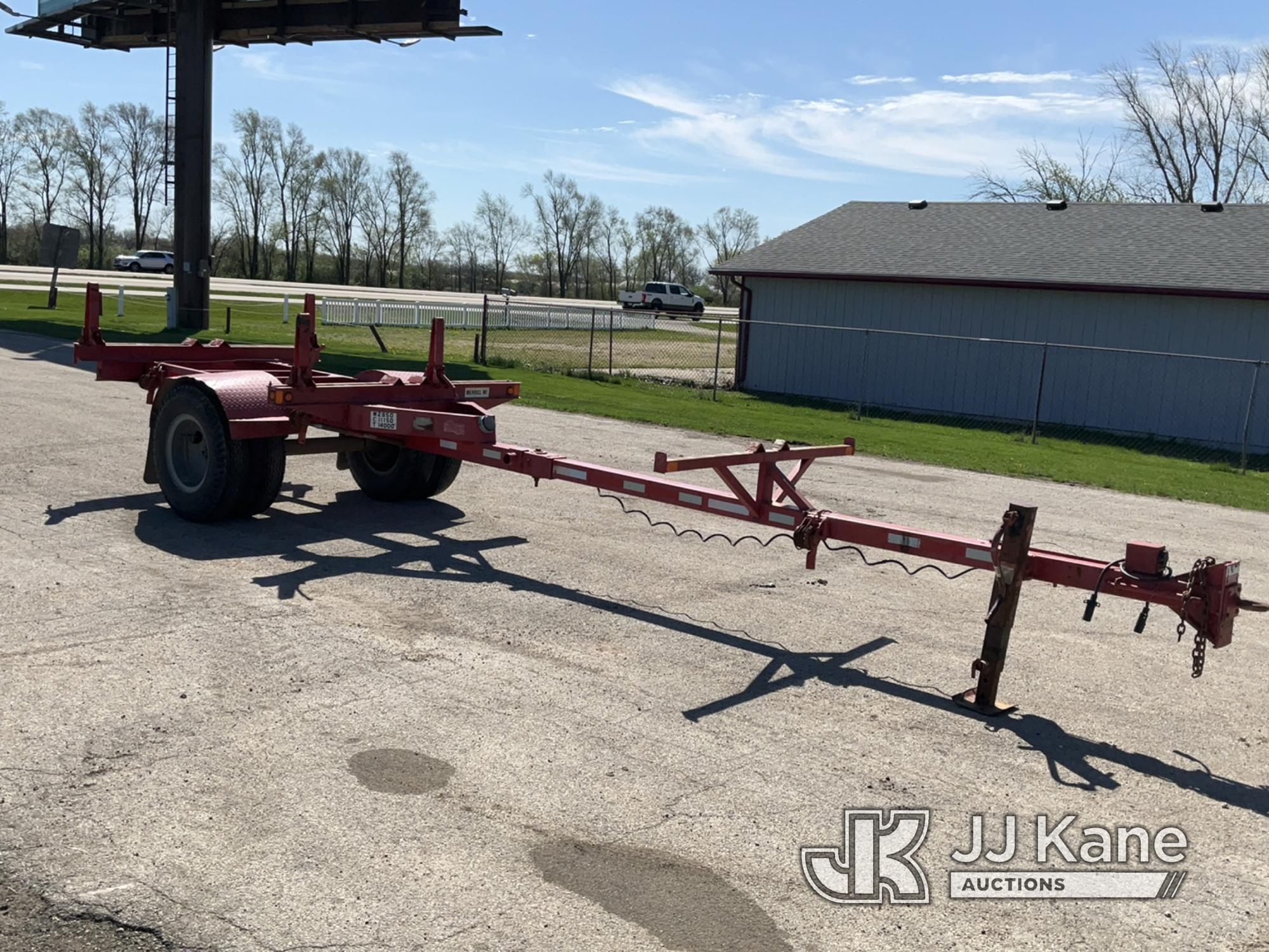 (South Beloit, IL) 1987 Butler S/A Extendable Pole Trailer Rust Damage