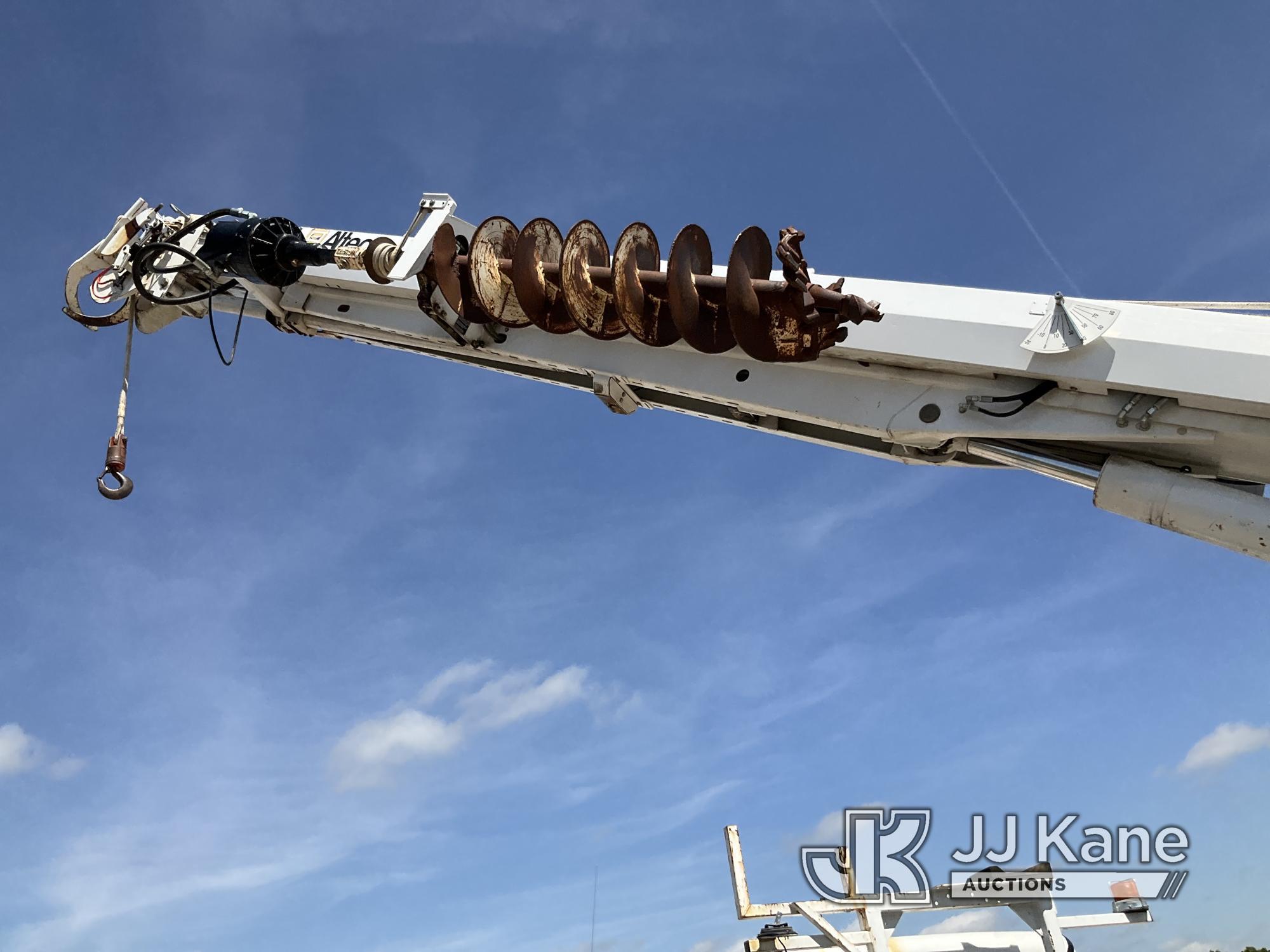 (Waxahachie, TX) Altec DC47TR, Digger Derrick rear mounted on 2018 Freightliner M2 106 Utility Truck