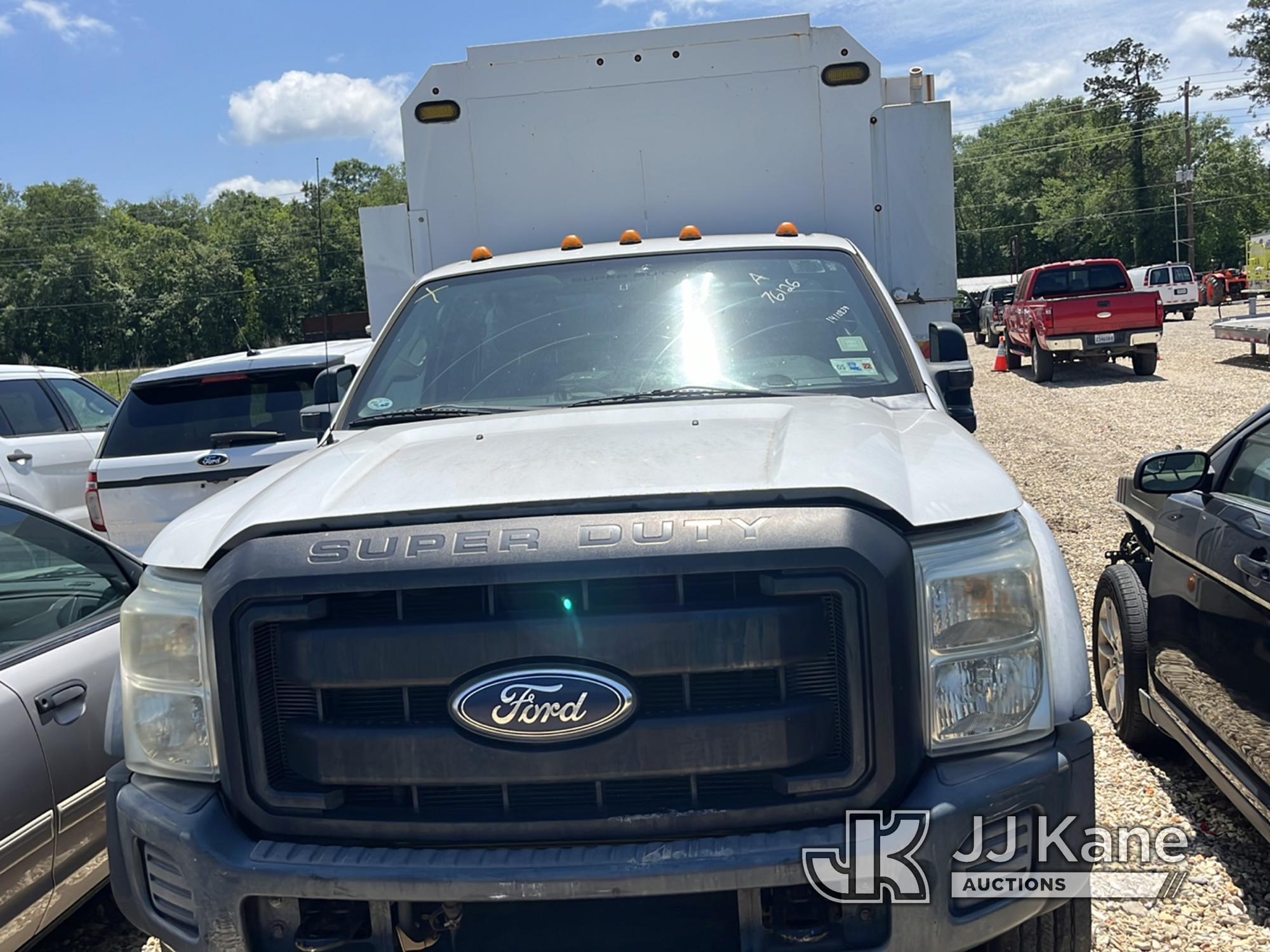 (Robert, LA) 2011 Ford F550 Enclosed High-Top Service Truck Not Running, Condition Unknown