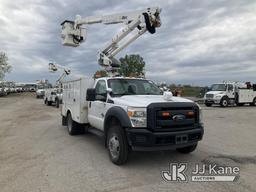 (Kansas City, MO) Altec AT37G, Articulating & Telescopic Bucket Truck mounted behind cab on 2013 For