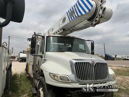 (Weslaco, TX) Altec AM55, Over-Center Material Handling Bucket Truck rear mounted on 2012 Internatio