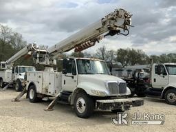 (Tipton, MO) Altec DM47-TR, Digger Derrick rear mounted on 2008 International 4300 Utility Truck Run